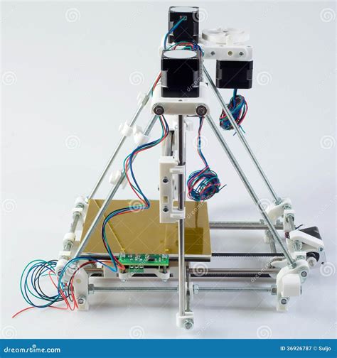 printer assembly stock image image  technology