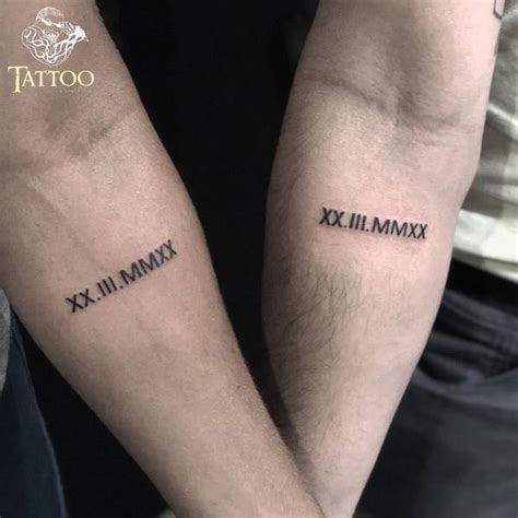 Data De Nascimento Em Romano - Tatuagem data de nascimento: As 33 mais Tops e inspiradoras