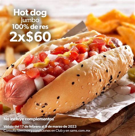En Sam's Café llévate 2 hot dogs jumbo por $60
