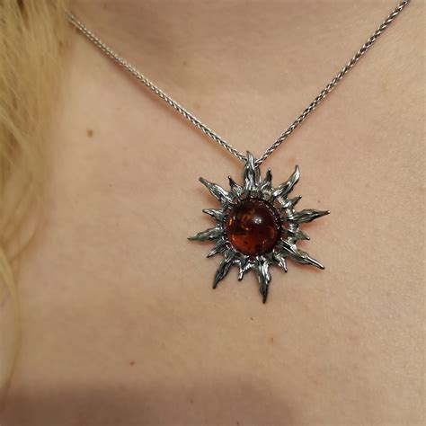 Серебряная подвеска с янтарем DARVIN 928041100AA: белое серебро 925 ...
