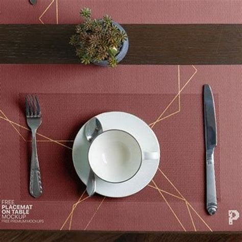 table mat mockup psd template mockup psd psd