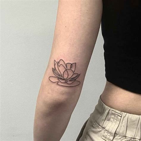 40+Amazing Water Lily Tattoo Designs with Ideas and Meaning - Body Art Guru
