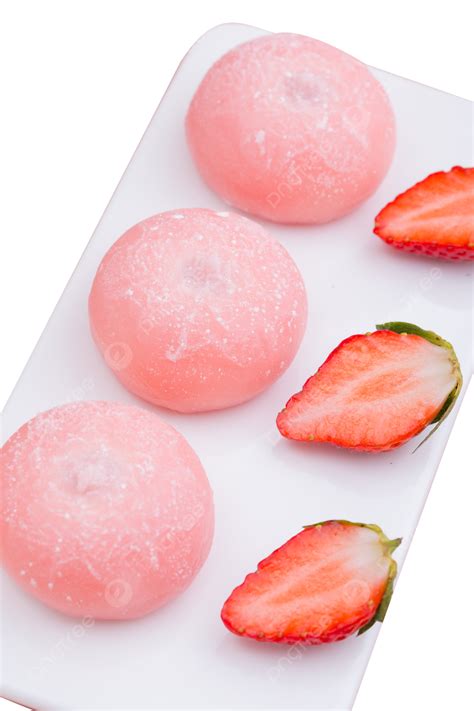 Fruit Strawberry Dessert Daifuku Mochi, Fruit, Strawberry, Dessert PNG