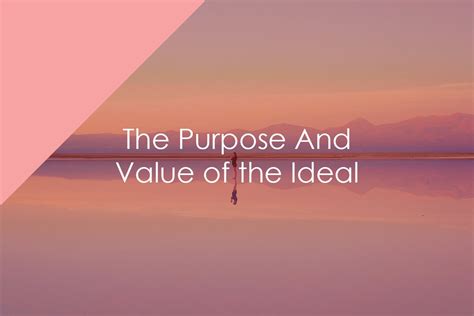The Ideal | Being Realistic About Your Perfect Self | Become An Individual