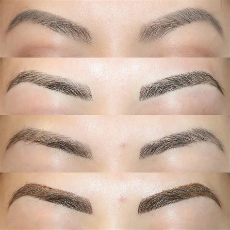 eyebrow tattoo healing process pictures - Piercing Column Galleria Di ...