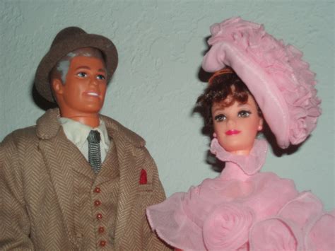 fair lady eliza dolittle barbie doll  professor higgins etsy