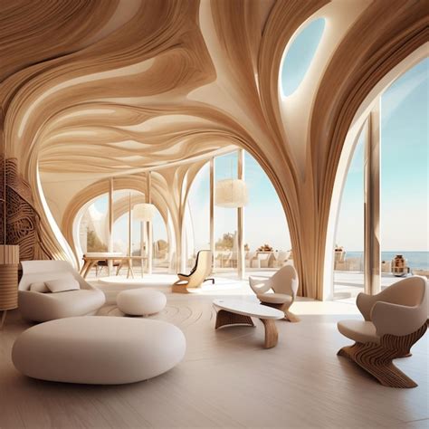 premium photo  room   view   ocean   large window