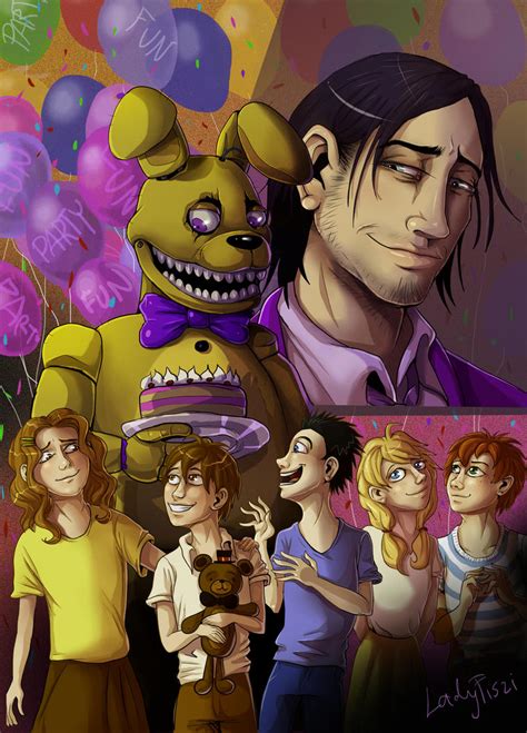 FNAF - the missing children by LadyFiszi on DeviantArt