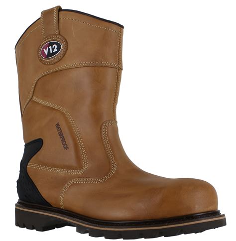 Mens Work Boots Waterproof Steel Toe