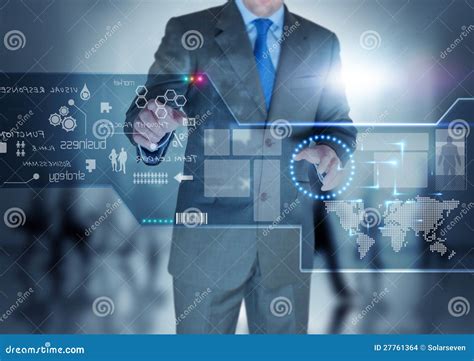 Future Technology Display stock photo. Image of hitech - 27761364