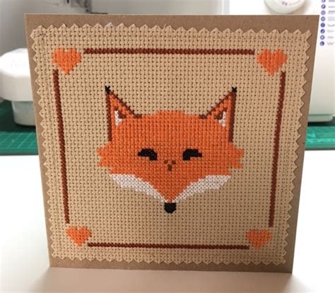 Cross Stitch Fox Pattern PDF Digital Download - Etsy