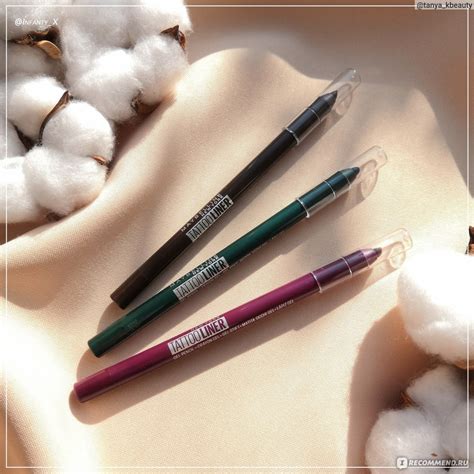 Гелевый карандаш для глаз MAYBELLINE Tattoo Liner - «Это любовь ...
