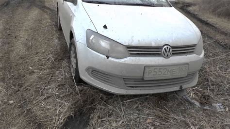 Фольксваген поло седан. VW polo седан по грязи. Стандартная резина ...