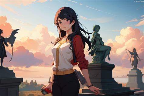 Painted-anime--statue (3) by wildwickedfromaugust on DeviantArt