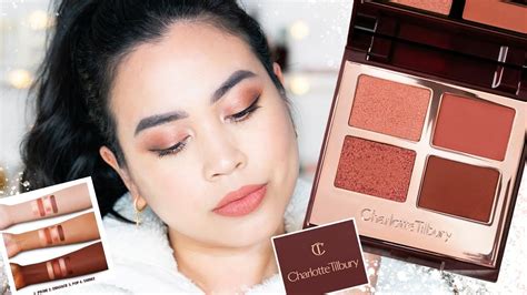 charlotte tilbury pillow talk dreams eyeshadow palette swatches + demo ...