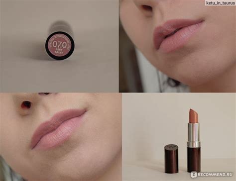 Губная помада Rimmel lasting finish - «Asia 077 и Airy Fairy 070 ...