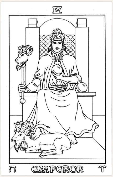 Tarot 4. The Emperor – Anne-Marie