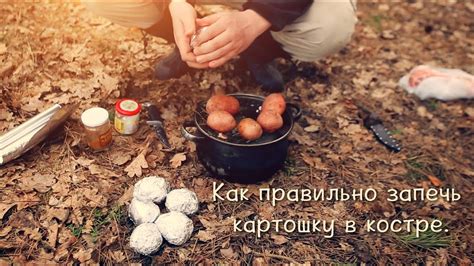Как запечь картошку в костре. - YouTube
