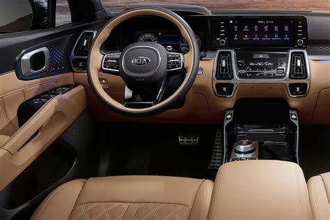 Интерьер салона Kia Sorento . Фото салона Kia Sorento