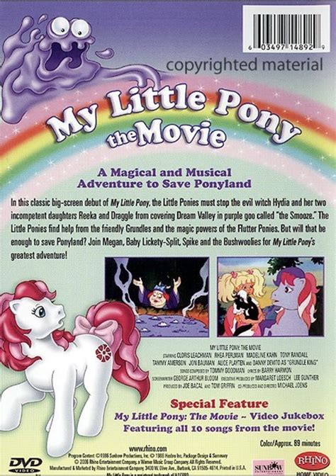 My Little Pony: The Movie (DVD 1986) | DVD Empire
