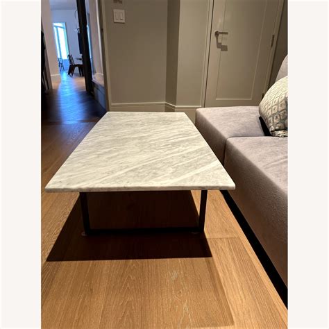 grey marble coffee table aptdeco