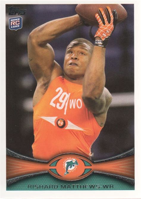 topps  rishard matthews rc nm mt