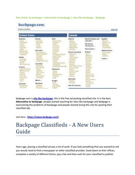 Backpage Alternative: The Ultimate Guide (Avoid These Common Mistakes!) Image 20