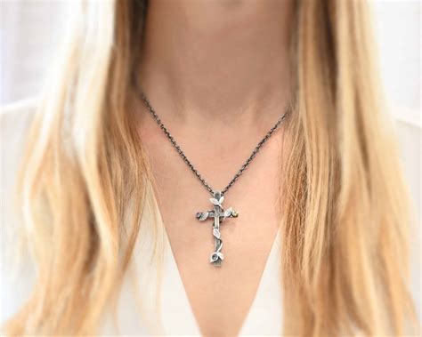 “He is Risen” Custom Birthstone Necklace – Wild Prairie Silver