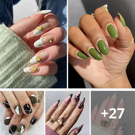 Exploring 35+ Extraordinary Olive Green Nail Designs for Every Occasion