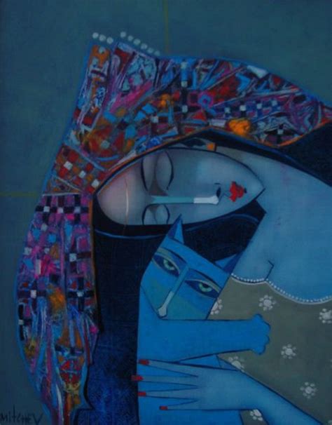 Peter Mitchev, paintings - Ego - AlterEgo | Cat art, Musical art ...