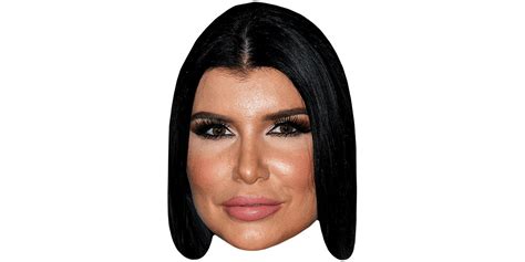 romi rain black hair mask celebrity cutouts
