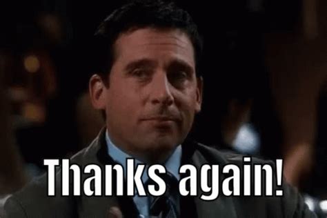 Thanks Again Michael Scott GIF - ThanksAgain MichaelScott SteveCarell ...