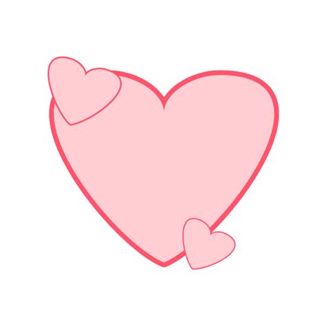 love heart icon pink. love logo heart 18843067 PNG