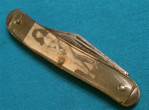 ANTIQUE THORNTON NUDE RISQUE JACK KNIFE KNIVES POCKET -- Antique Price Guide Details Page