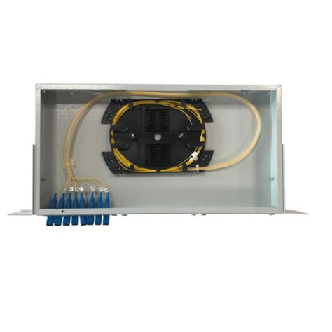 Кросс оптический 19", 1U 8 SC SM, укомплектованный 8 SC SM | в Спб