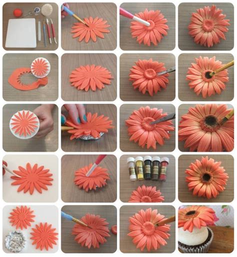 Как сделать цветы из мастики? | Fondant flowers, Fondant flower ...