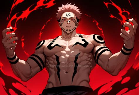 ryomen sukuna jujutsu kaisen  rynxieai  deviantart