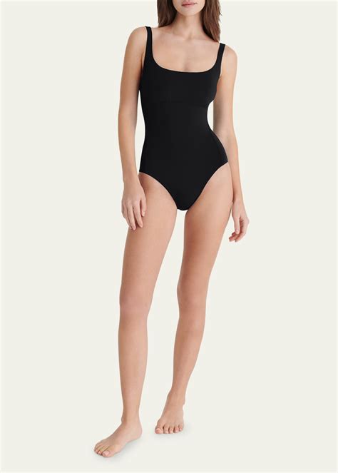 Eres Arnaque Square-Neck One-Piece Swimsuit - Bergdorf Goodman
