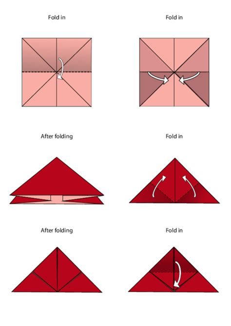 Origami Corner Bookmark Printable Instructions - Printable Templates