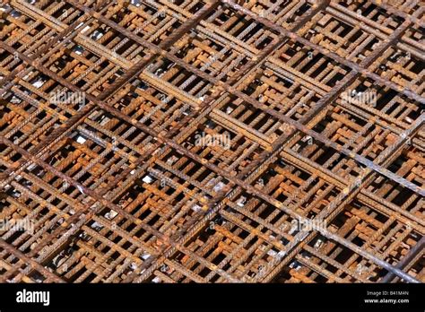 structural steel grid stock photo alamy