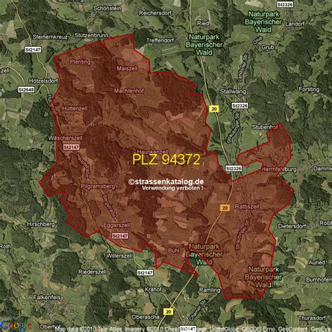 Postleitzahlgebiet 94372 - PLZ