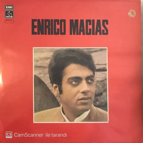 enrico macias lp plak satin al