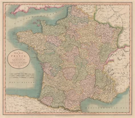 map of france in french revolution