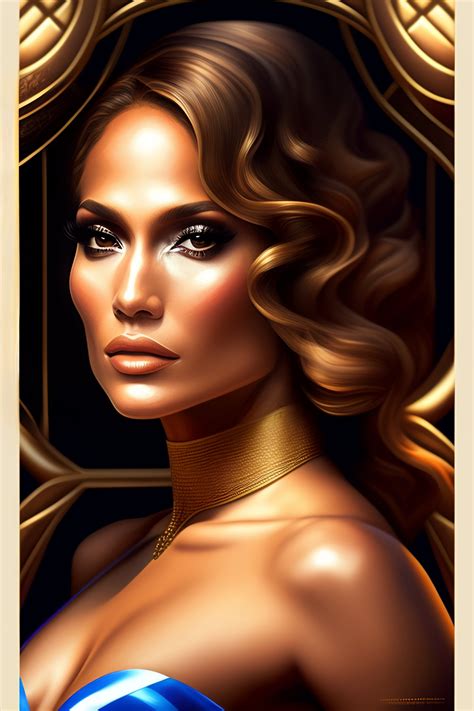 Lexica - Jennifer lopez as a very exotic crossword. intricate, elegant