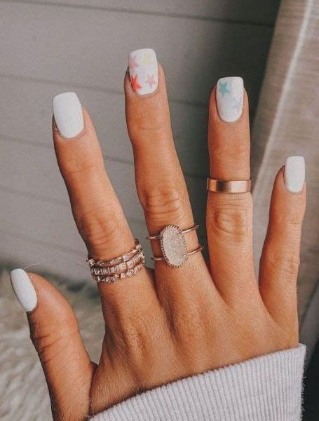 20 Elegant White Nail Designs To Copy | Cute nails, White nail designs ...
