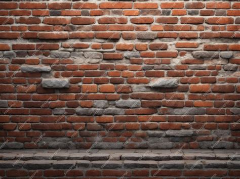 Premium AI Image | brick wall texture of a medieval castle