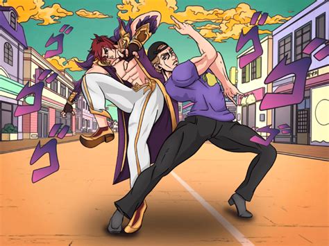 Portrait of yourself/any character in Jojo's Bizarre Adventure Artstyle ...