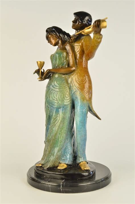 Two Hot Erotic Sexual Lesbian Love Bronze Sculpture on matrble base