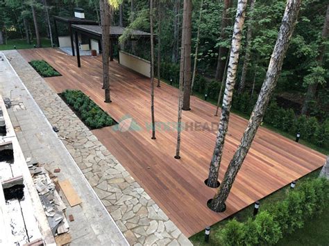 Монтаж террасной доски фото наших проектов — WoodHead