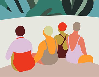 Synchronized Swimmers | Behance